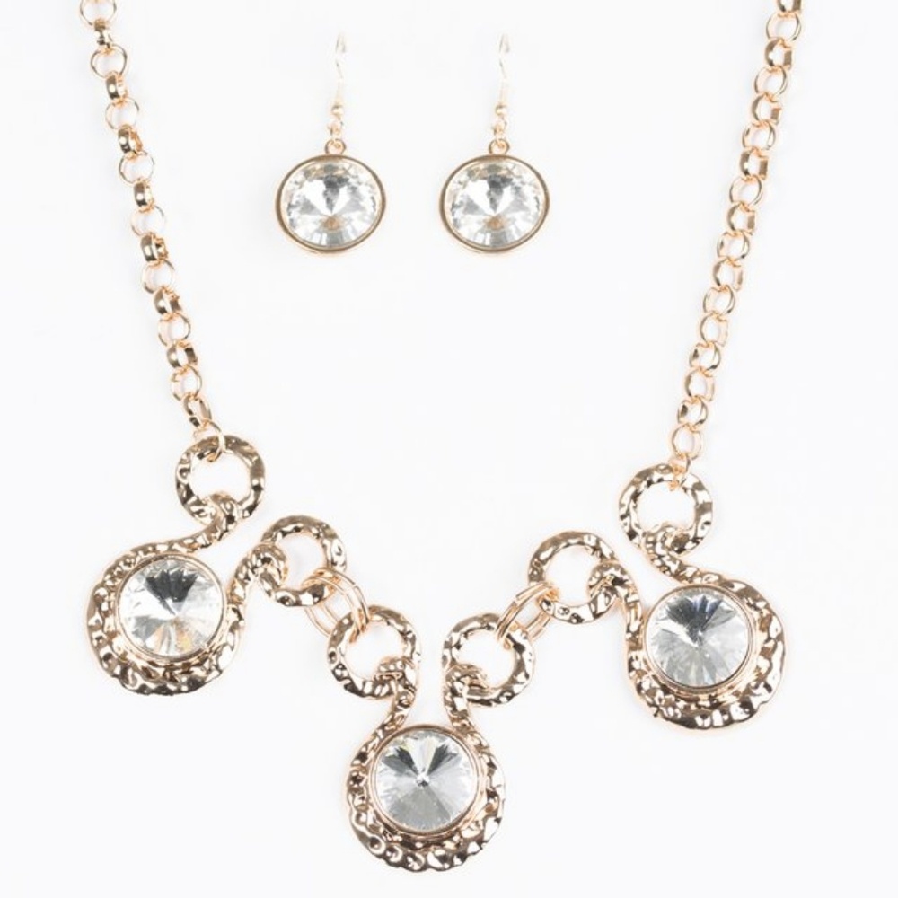 Necklace and earrings